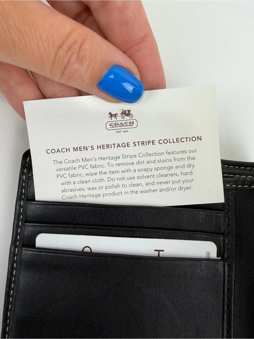 Coach factory signature